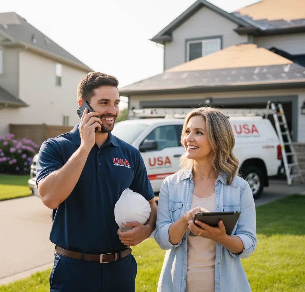 USA Roof Repair Experts customer support in Lancing